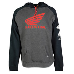 FACTORY EFFEX HONDA WING PULLOVER/CHARCOAL-BLACK