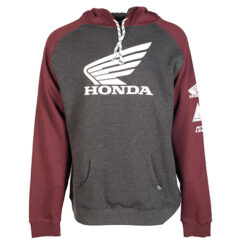 FACTORY EFFEX HONDA WING PULLOVER/CHARCOAL-BURGANDY
