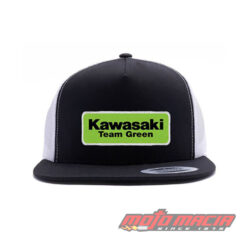 FACTORY EFFEX KAW TEAM GREEN SNAPBACK HAT/ BLACK-WHITE MESH OS