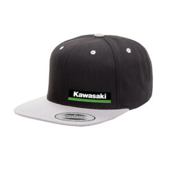 FACTORY EFFEX KAWASAKI WEDGE SNAPBACK HAT / BLACK-GRAY OS