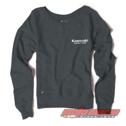 FACTORY EFFEX KAWASAKI WOMENS CREW / HEATHER CHARCOAL