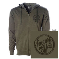 FACTORY EFFEX SCRIPT ZIP HOODIE