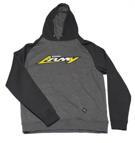 FACTORY EFFEX SUZUKI ARMY YOUTH PULLOVER / CHARCOAL-BLACK