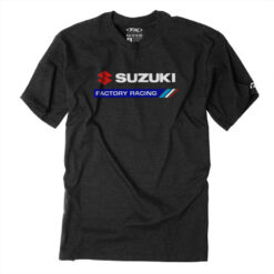 FACTORY EFFEX SUZUKI FACTORY RACING T-SHIRT/ HEATHER BLACK