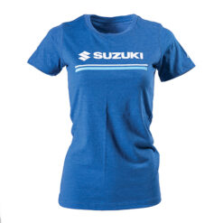 FACTORY EFFEX SUZUKI STRIPES WOMENS T-SHIRT/ HEATHER ROYAL