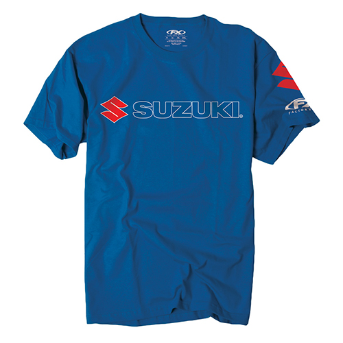 FACTORY EFFEX SUZUKI TEAM T- SHIRT / BLUE