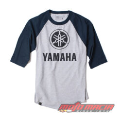 FACTORY EFFEX YAMAHA BASEBALL T-SHIRT / HEATHER-NAVY