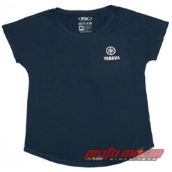 FACTORY EFFEX YAMAHA TUNING FORK WOMENS DOLMAN SHIRT / NAVY