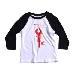 FX HONDA BIKE YOUTH BASEBALL SHIRT / BLACK-WHITE