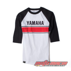 FX YAMAHA VINTAGE BASEBALL T-SHIRT / WHITE-BLACK