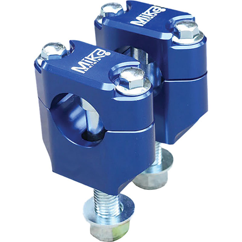 BAR CLAMPS RUBBER MOUNTED 1-1/8" BLU Suzuki Beta Honda Husqvarna Yamaha KTM Gas-Gas Husaberg Vor Kawasaki TM Alta Sherco Christini DR200S 390 RS 430 RS 500 RS 390 RR 430 RR 480 RR CR500AF FE 350S FE 501S DL650 V-Strom XT YZ250FX 250 SX-F Factory Edition 12