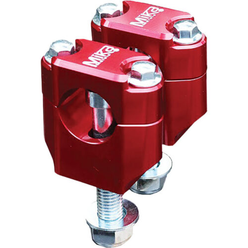 BAR CLAMPS RUBBER MOUNTED 1-1/8" RED Suzuki Beta Honda Husqvarna Yamaha KTM Gas-Gas Husaberg Vor Kawasaki TM Alta Sherco Christini DR200S 390 RS 430 RS 500 RS 390 RR 430 RR 480 RR CR500AF FE 350S FE 501S DL650 V-Strom XT YZ250FX 250 SX-F Factory Edition 12