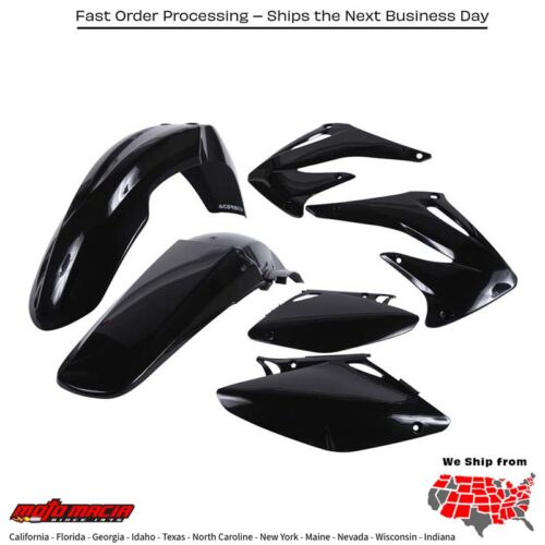 PLASTIC KIT BLACK Honda CRF450R 2004-2004