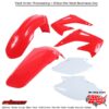 PLASTIC KIT RED Honda CR125R 2004-2007 Honda CR250R 2004-2007