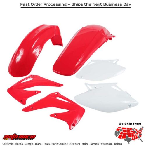 PLASTIC KIT RED Honda CRF450R 2002-2003