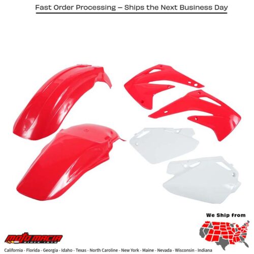 PLASTIC KIT RED Honda CR85R 2003-2007 Honda CR85RB Expert 2003-2007