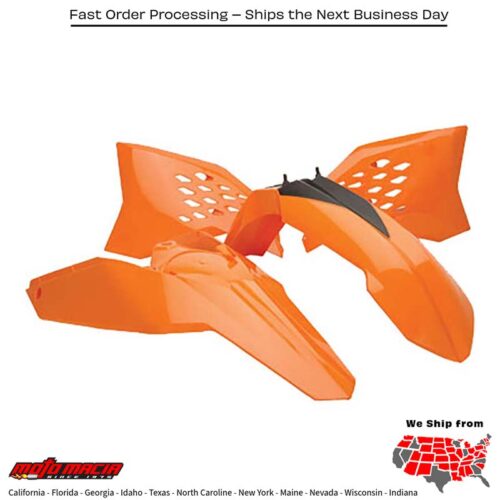 PLASTIC KIT ORANGE KTM 250 SX 2007-2010 KTM 250 SX-F 2007-2010 KTM 250 XC 2008-2011 KTM 250 XC-W 2008-2011 KTM 300 XC 2008-2011 KTM 300 XC-W 2008-2011 KTM 450 SX-F 2007-2010 KTM 450 XCF-W 2008-2010 KTM 530 XC-W 4-Stroke 2008-2010 KTM 200 Xc 2008-2009 KTM 4