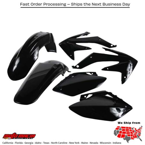 PLASTIC KIT BLACK Honda CRF450R 2007-2008