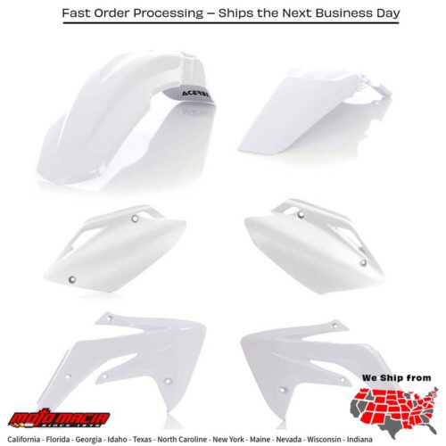 PLASTIC KIT WHITE Honda CRF150R 2007-2024 Honda CRF150RB Expert 2007-2019