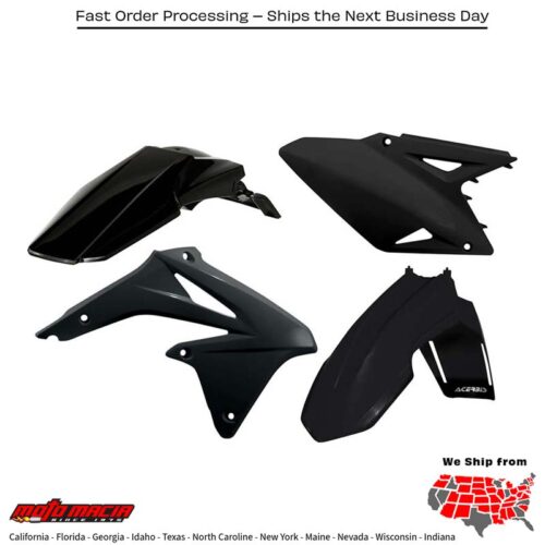 PLASTIC KIT (BLACK) Suzuki RM-Z450 2008-2017