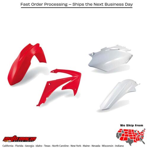 PLASTIC KIT RED Honda CRF450R 2009-2012 Honda CRF250R 2010-2013