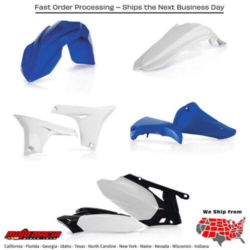 PLASTIC KIT BLUE Yamaha YZ450F 2010-2013