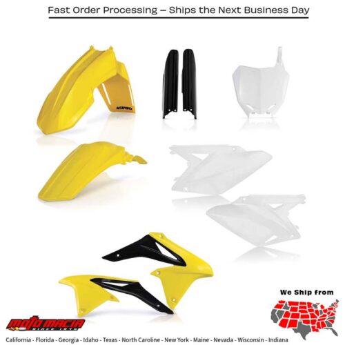 FULL PLASTIC KIT ORIGINAL Suzuki RM-Z250 2010-2018