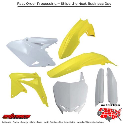 PLASTIC KIT (YELLOW) Suzuki RM-Z450 2008-2017