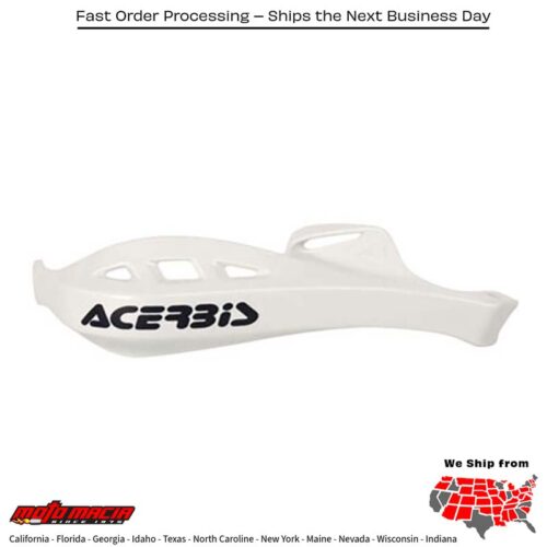 RALLY PROFILE HANDGUARDS WHITE