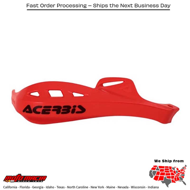 RALLY PROFILE HANDGUARDS RED