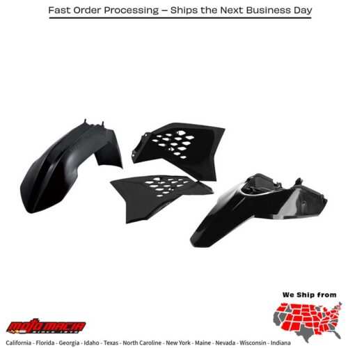 PLASTIC KIT BLACK KTM 65 SX 2009-2011