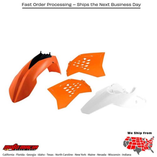 PLASTIC KIT ORANGE KTM 65 SX 2009-2011