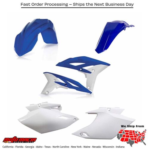 PLASTIC KIT BLUE Yamaha WR450F 2012-2015