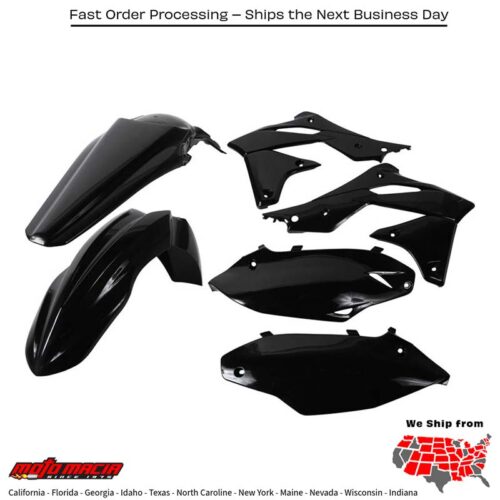 PLASTIC KIT BLACK Kawasaki KX250F 2013-2016