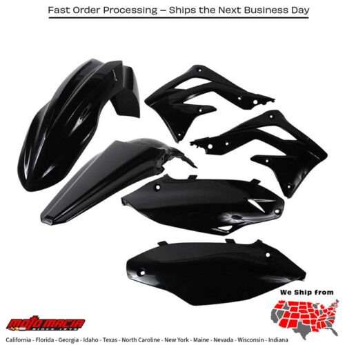 PLASTIC KIT BLACK Kawasaki KX450F 2013-2015