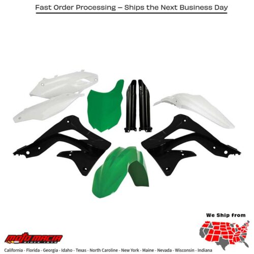 FULL PLASTIC KIT FACTORY ASAKI Kawasaki KX450F 2013-2015