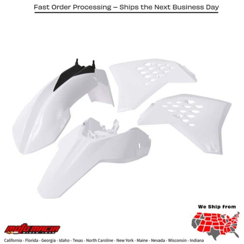 PLASTIC KIT WHITE KTM 65 SX 2012-2015