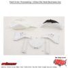 FULL PLASTIC KIT WHITE KTM 65 SX 2012-2015