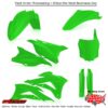 FULL PLASTIC KIT FLUORESCENT GREEN Kawasaki KX85 KX100 2014-2021