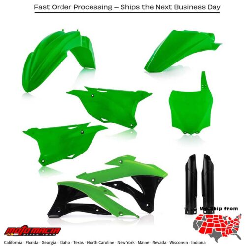 FULL PLASTIC KIT ORIGINAL Kawasaki KX85 KX100 2014-2021