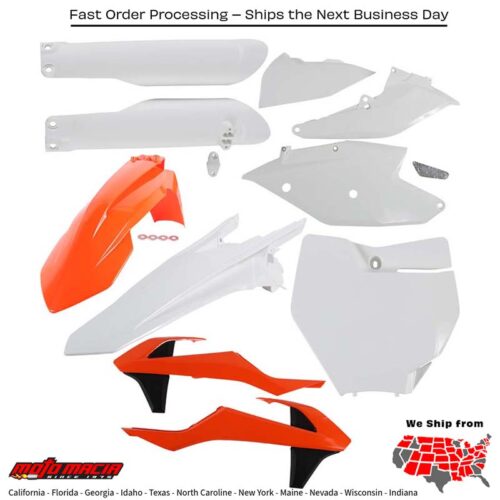 FULL PLASTIC KIT ORIGINAL KTM 250 SX-F Factory Edition 350 XC-F 450 SX-F Factory Edition 350 SX-F 250 SX 250 SX-F 250 XC 300 XC 450 SX-F 250 XC-F 450 XC-F 125 SX 150 SX 2015-2018