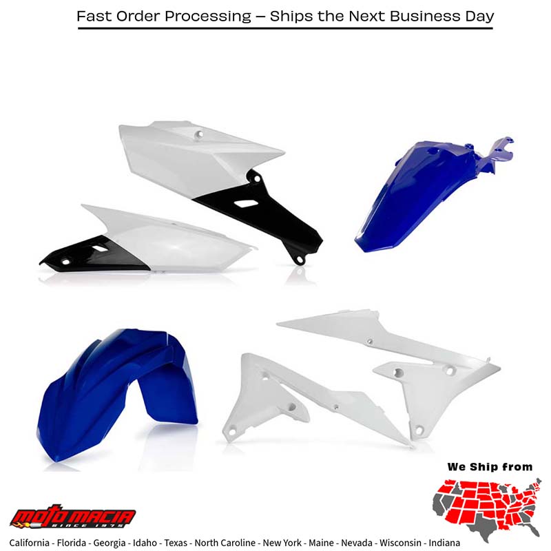 PLASTIC KIT ORIGINAL Yamaha YZ250FX 2015-2019 Yamaha YZ450FX 2016-2018 Yamaha WR250F 2015-2018 Yamaha WR450F 2015-2018