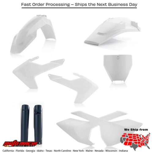 FULL PLASTIC KIT ORIGINAL Husqvarna TC 125 FC 250 FC 350 FC 450 TC 250 2016-2018