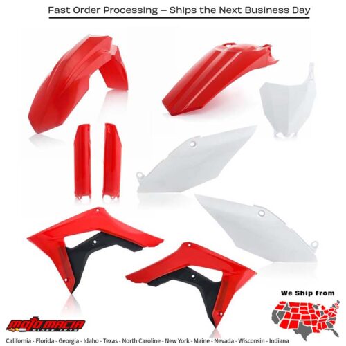 FULL PLASTIC KIT ORIGINAL Honda CRF450R CRF250R 2017-2018