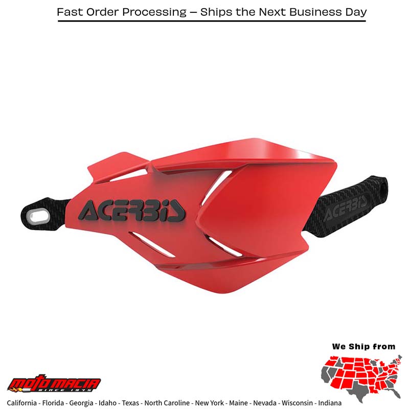 X-FACTORY HANDGUARD RED/BLACK Honda CR125R 1979-2007 Honda CR250R 1978-2007 Honda CR85R 2003-2007 Honda CR85RB Expert 2003-2007 Honda XR650R 2000-2007 Honda XR250R 1981-2004 Honda XR400R 1996-2004 Honda XR100R 1985-2003 Honda XR80R 1985-2003 Honda CR80R 19