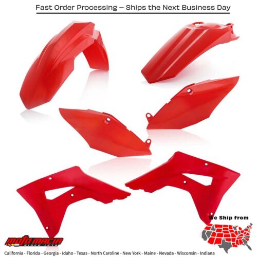 PLASTIC KIT RED Honda CRF450RX CRF450R 2017-2020