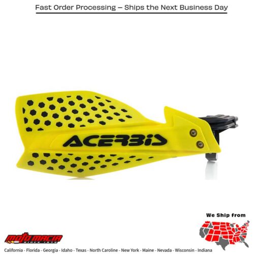 ULTIMATE X HANDGUARD YELLOW/BLACK Honda CRF450R 2002-2018 Honda CRF250R 2004-2018 Honda CRF100F 2004-2013 Honda CRF150F 2003-2017 Honda CRF150R 2007-2018 Honda CRF150RB Expert 2007-2018 Honda CRF230F 2003-2017 Honda CRF230L 2008-2009 Honda CRF250X 2004-201