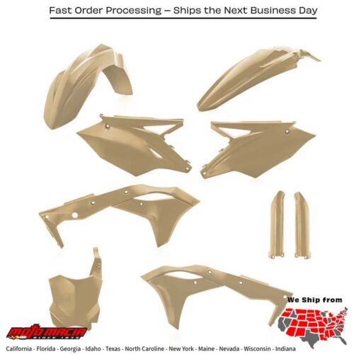 FULL PLASTIC KIT DESERT EAGLE  Kawasaki KX250F 2018-2020