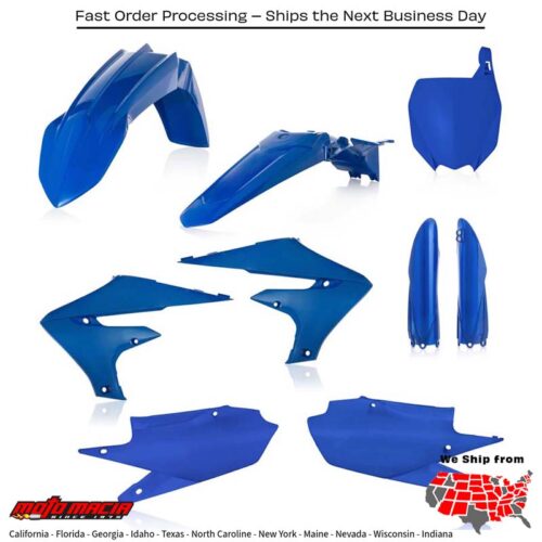 FULL PLASTIC KIT BLUE Yamaha YZ450F YZ250F 2018-2019