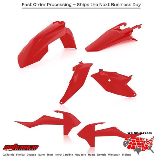 PLASTIC KIT GAS/KTM RED Gas Gas Gas-Gas MC 85 MC 85 19/16 MC 85 17/14 2021-2024